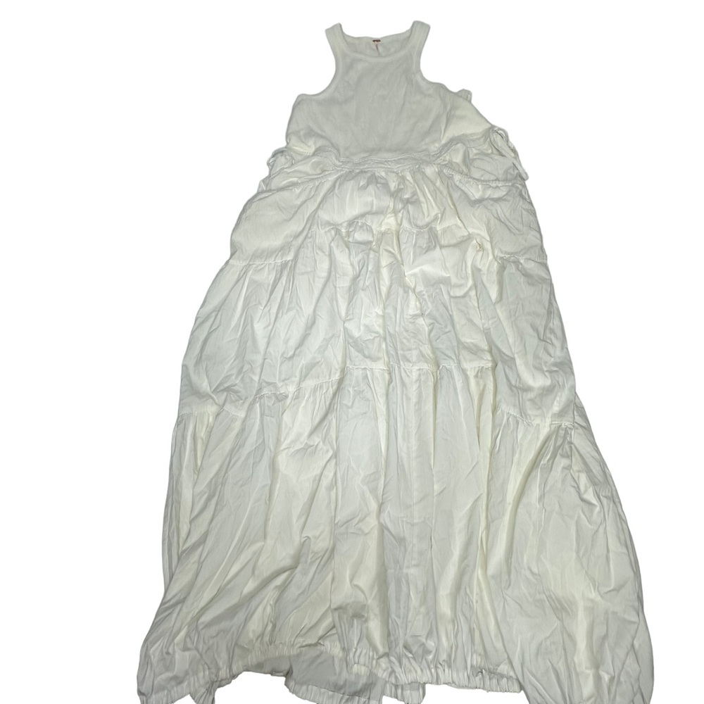 FLASH TODAY Last Chance NWT Free People Akino Tank Midi Parachute Dress white xs - Picture 6 of 11